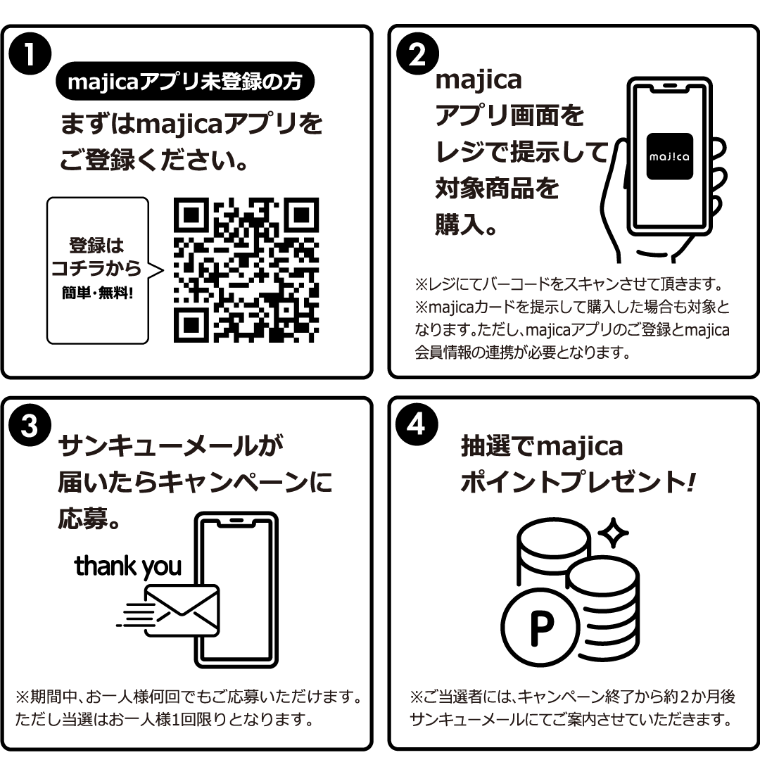 カンロ＆アピタ・ピアゴ・ユーストア・ドン・キホーテ majicaアプリ
