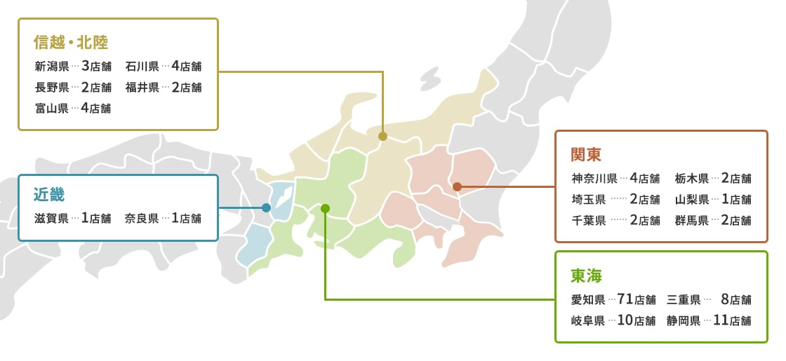 全国の店舗数 イメージ