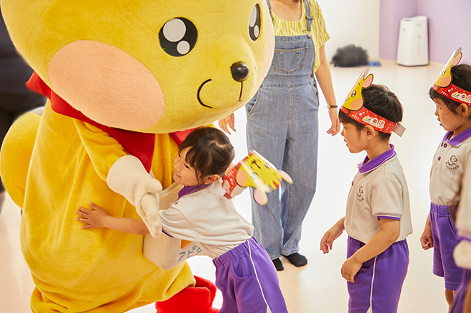最後はハグやハイタッチをしてバイバイしました