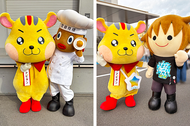 オリエンタル坊やくん、タボくんとツーショット！