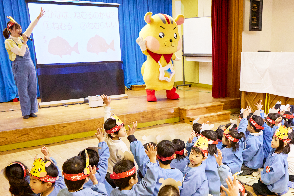 知育クイズで頭の体操をしました