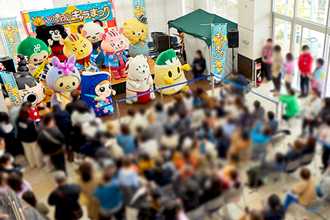 お友達キャラさんたちとの集合写真