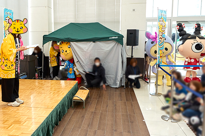 お友達キャラさんたちとの集合写真