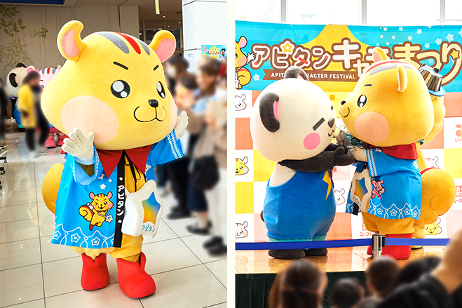 お友達キャラさんたちとの集合写真