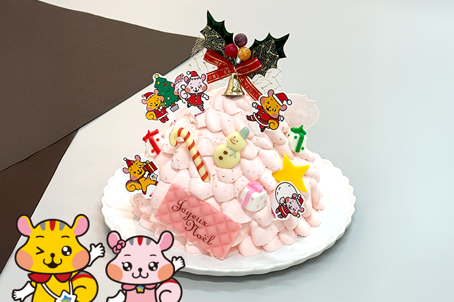 2026年版のアピタンツリーケーキの撮影を見学しました
