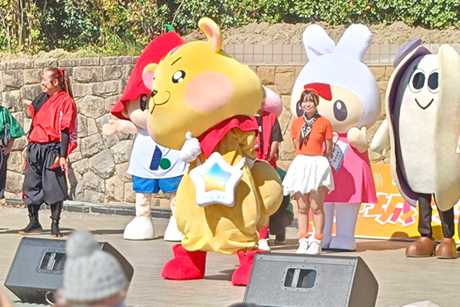安城フェスタのゆるキャラステージ