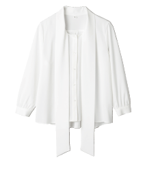 シルキーサテンリボンタイBL