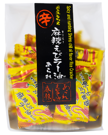 森白製菓 麻辣えびラー油あられ(48g) ¥398(税込¥430)