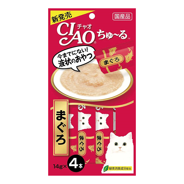 いなば CIAOちゅ~る まぐろ 4本入り(14g×4本)