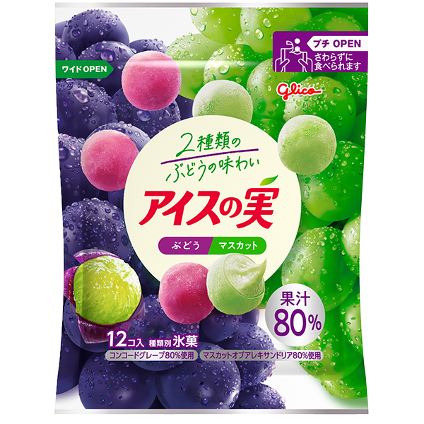 江崎グリコ アイスの実 ぶどうマスカット(84ml)