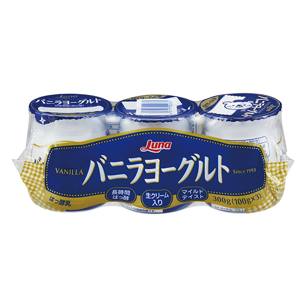 日本ルナ バニラヨーグルト(100g×3個入)