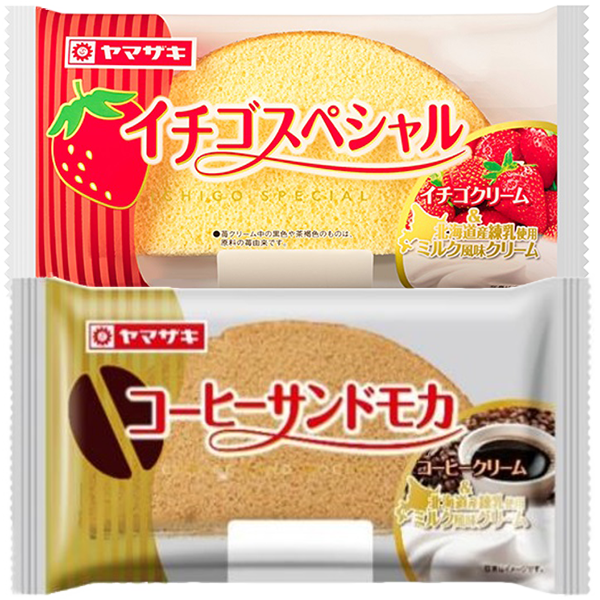 ヤマザキ イチゴスペシャル・コーヒーサンドモカ