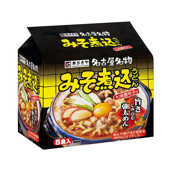 寿がきや みそ煮込うどん 5食入(460g)