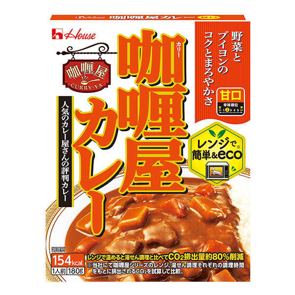 ハウス食品 カリー屋カレー 甘口(180g)
