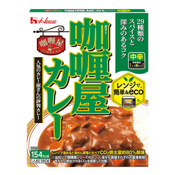 ハウス食品 カリー屋カレー 中辛(180g)