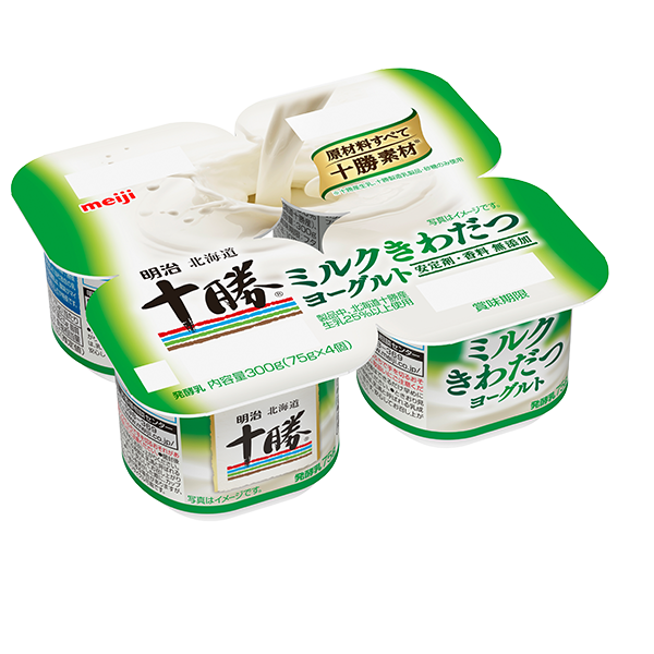 明治 北海道十勝ミルク きわだつヨーグルト(75g×4個入)