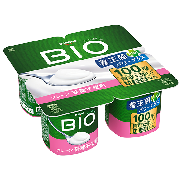 ダノン ダノンビオ プレーン 砂糖不使用(75g×4個入)