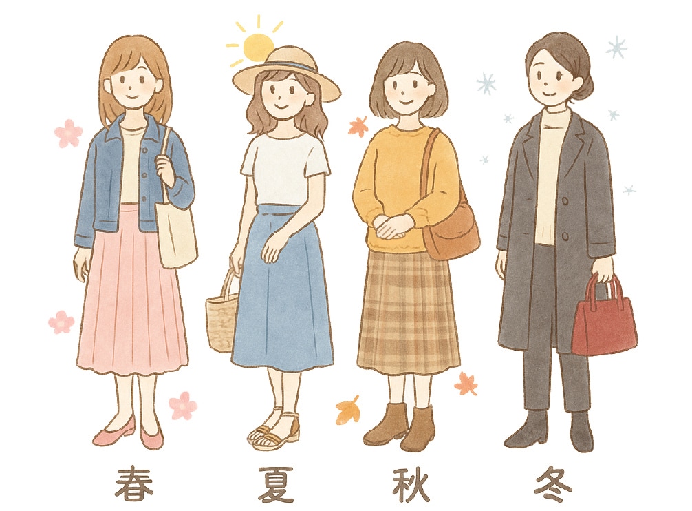 季節別の着こなし
