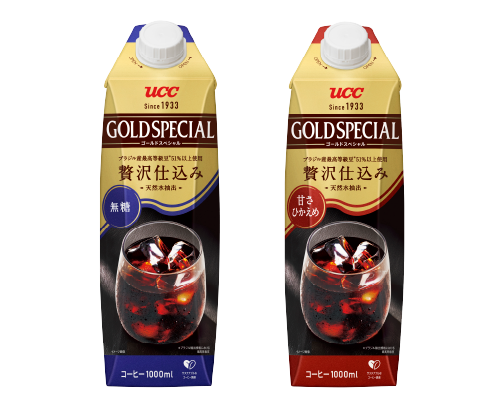 UCC ゴールドスペシャル 無糖、甘さひかえめ(1000ml)