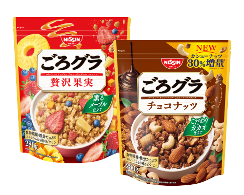 日清シスコ ごろグラ贅沢果実、チョコナッツ(280g)