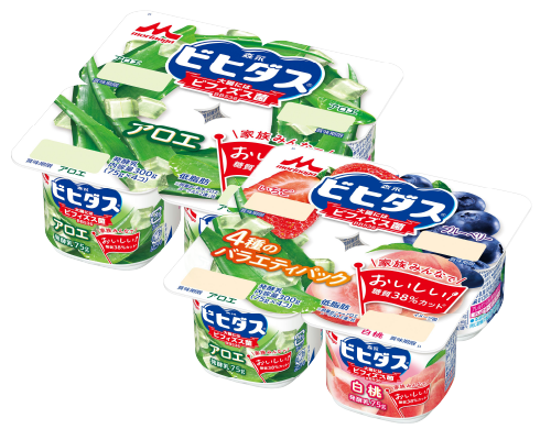 森永乳業 ビヒダスBB536 アロエ、バラエティ(300g)