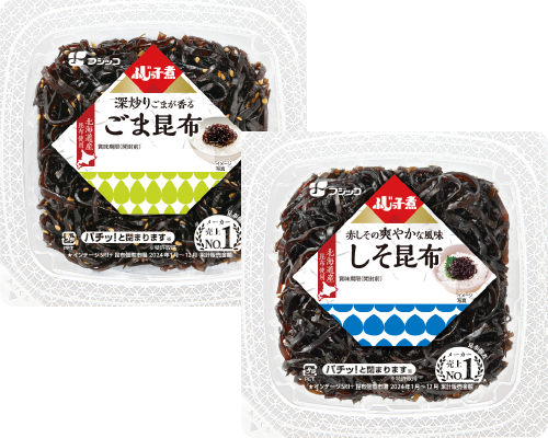 フジッコ ふじっ子煮 ごま昆布、しそ昆布(74g)