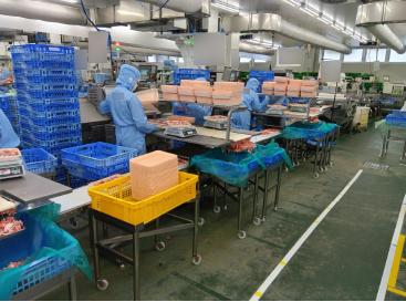 生産加工の様子
