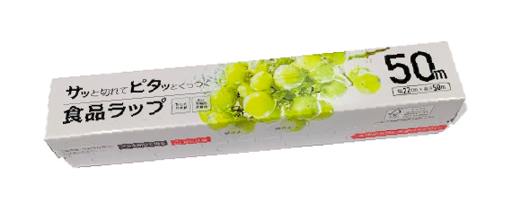サッと切れてピタッとくっつく 食品ラップ ミニ