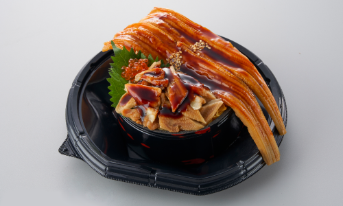 魚優のあふれ穴子丼