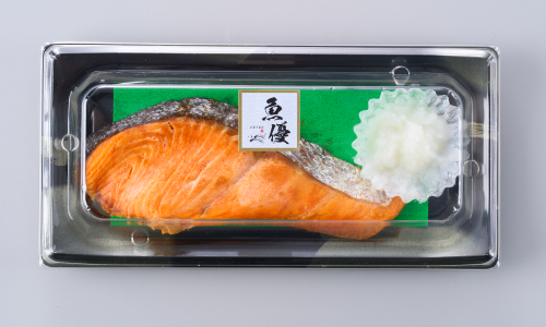 魚優厚切り銀鮭塩焼き