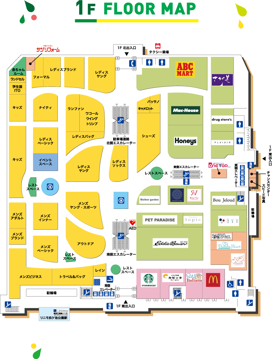 1F FLOOR MAP