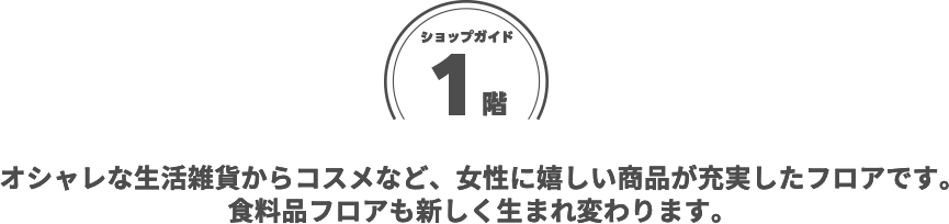 ショップガイド 2階